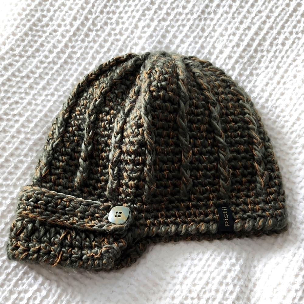 Pistil Women's Green Knit Beanie